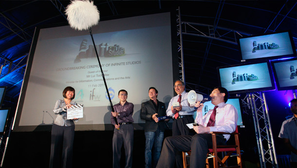 Groundbreaking Ceremony of Infinite Studios @ Mediapolis 2011