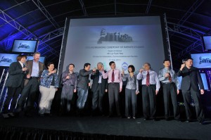 Groundbreaking Ceremony of Infinite Studios @ Mediapolis 2011